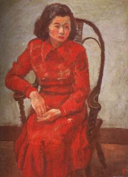 邊史智 Woman in a Chair